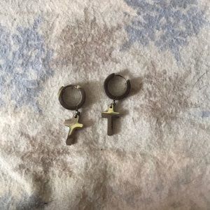 Cross earrings